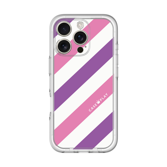 Premium Panel［ Big Stripe - Purple × Pink ］