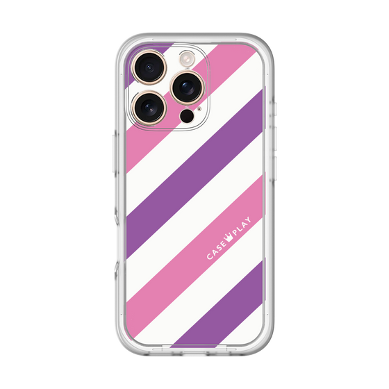 Premium Panel［ Big Stripe - Purple × Pink ］