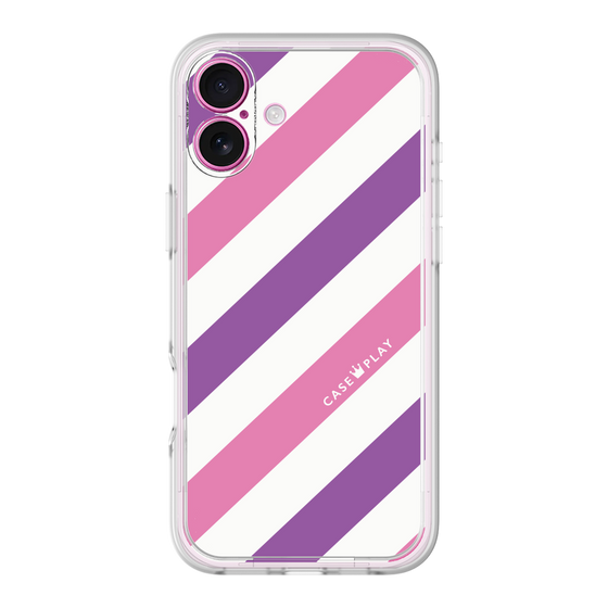 Premium Panel［ Big Stripe - Purple × Pink ］