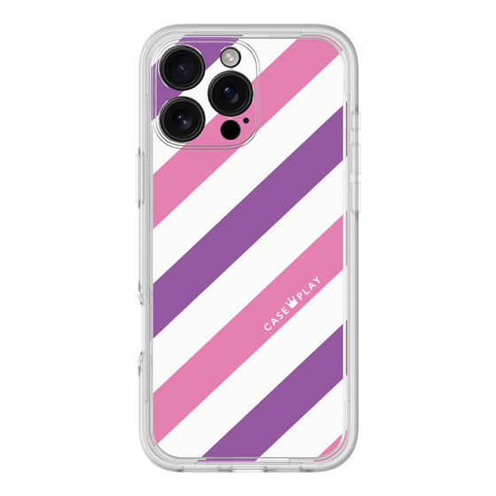 Premium Panel［ Big Stripe - Purple × Pink ］