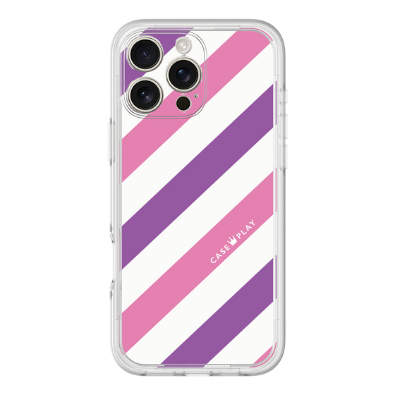 Premium Panel［ Big Stripe - Purple × Pink ］