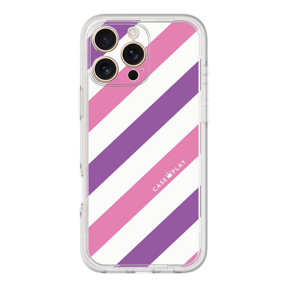 Premium Panel［ Big Stripe - Purple × Pink ］