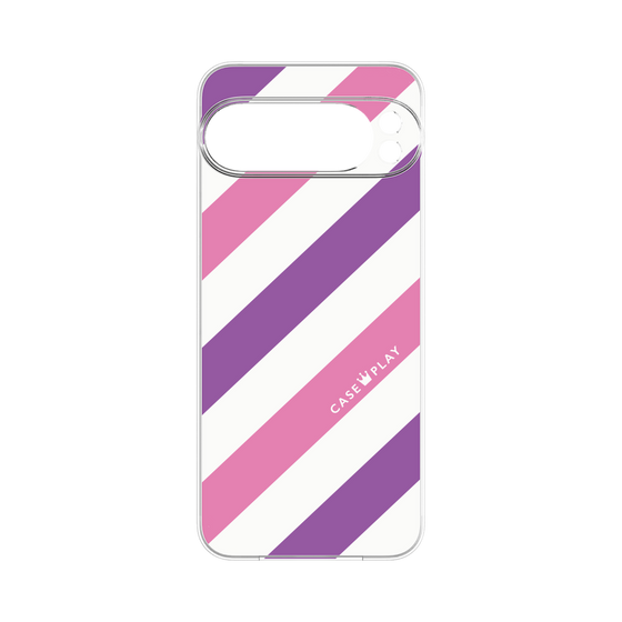 Premium Panel［ Big Stripe - Purple × Pink ］