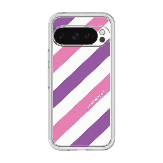 Premium Panel［ Big Stripe - Purple × Pink ］