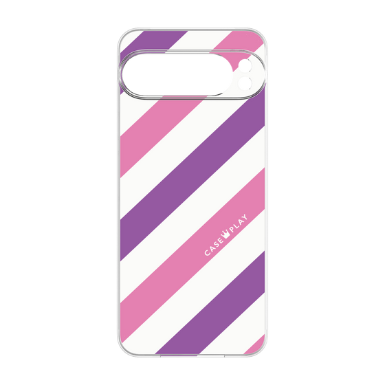 Premium Panel［ Big Stripe - Purple × Pink ］