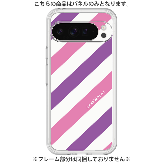 Premium Panel［ Big Stripe - Purple × Pink ］