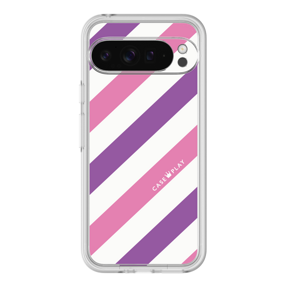 Premium Panel［ Big Stripe - Purple × Pink ］