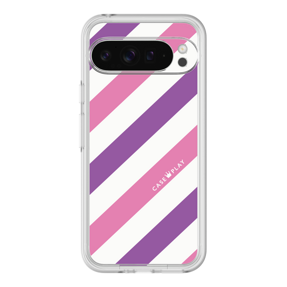 Premium Panel［ Big Stripe - Purple × Pink ］