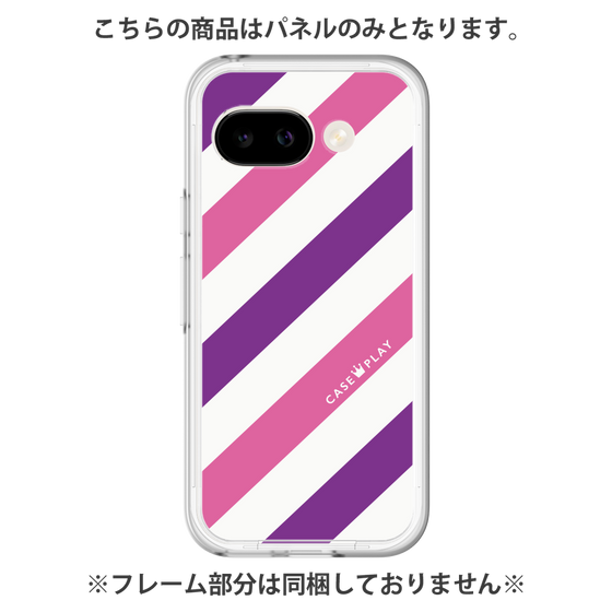 Premium Panel［ Big Stripe - Purple × Pink ］