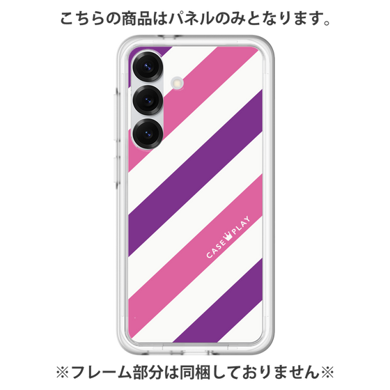 Premium Panel［ Big Stripe - Purple × Pink ］
