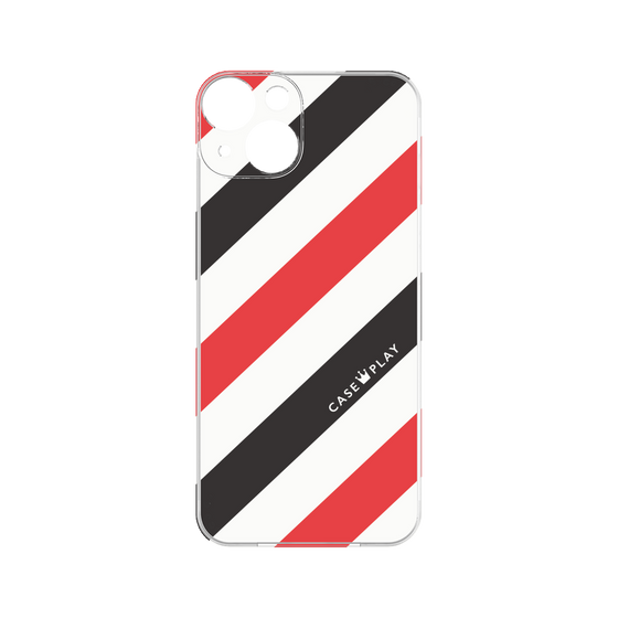 Premium Panel［ Big Stripe - Red × Black ］