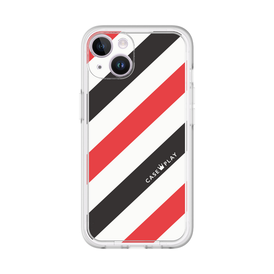 Premium Panel［ Big Stripe - Red × Black ］