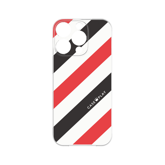 Premium Panel［ Big Stripe - Red × Black ］