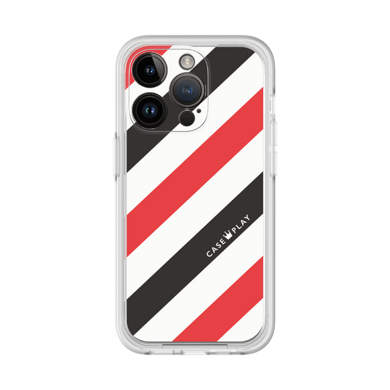Premium Panel［ Big Stripe - Red × Black ］