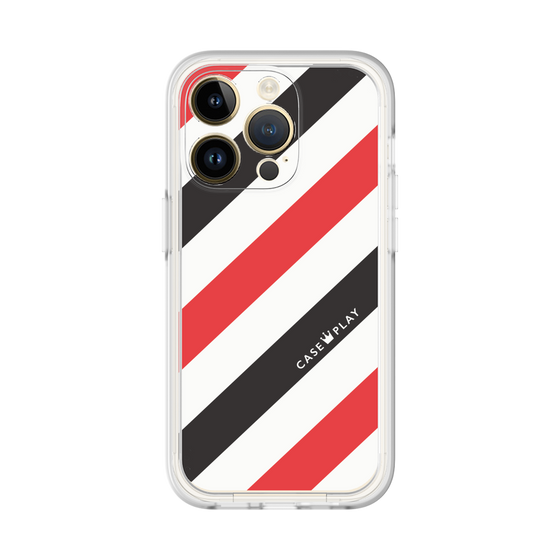 Premium Panel［ Big Stripe - Red × Black ］