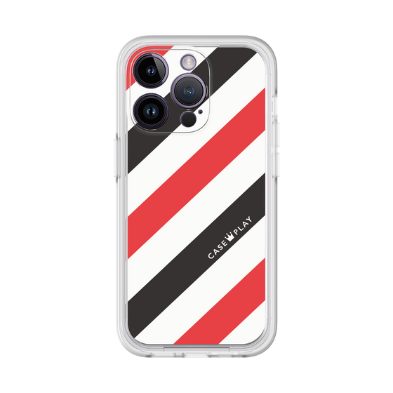 Premium Panel［ Big Stripe - Red × Black ］