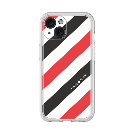 Premium Panel［ Big Stripe - Red × Black ］
