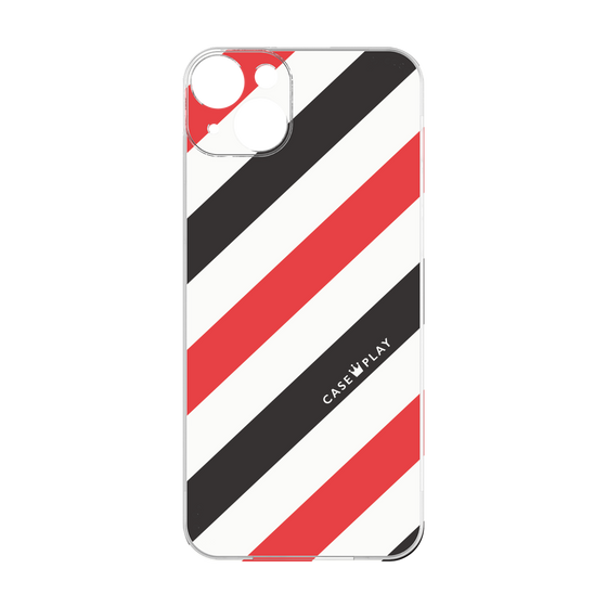 Premium Panel［ Big Stripe - Red × Black ］