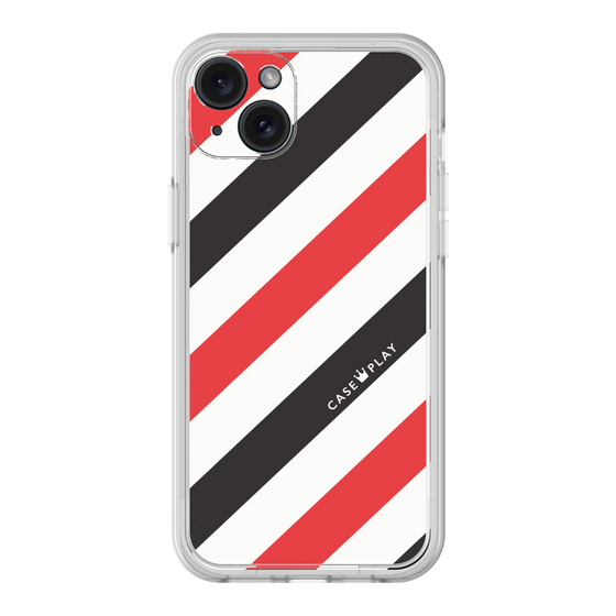 Premium Panel［ Big Stripe - Red × Black ］