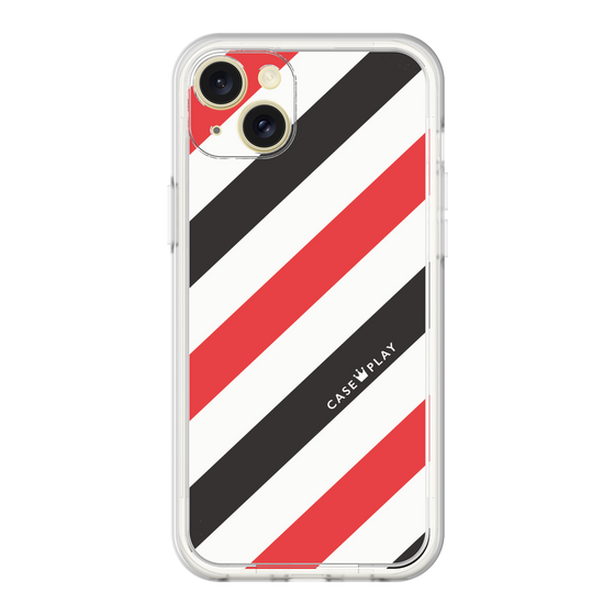 Premium Panel［ Big Stripe - Red × Black ］