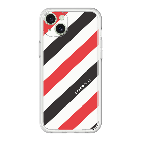 Premium Panel［ Big Stripe - Red × Black ］