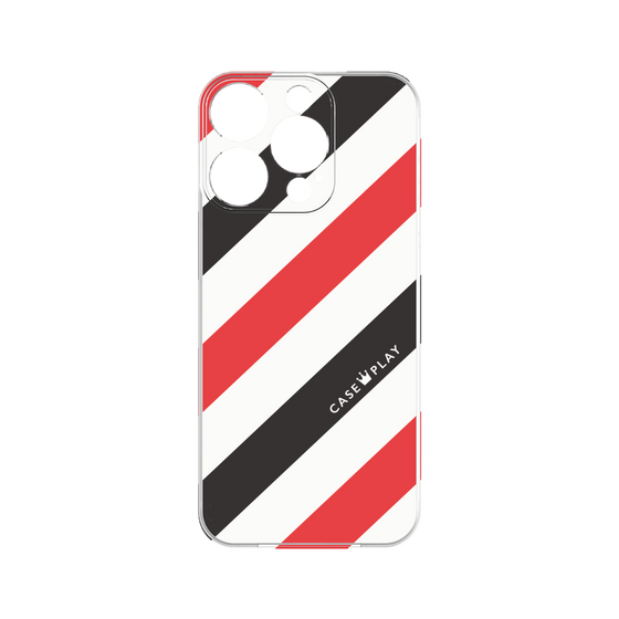 Premium Panel［ Big Stripe - Red × Black ］