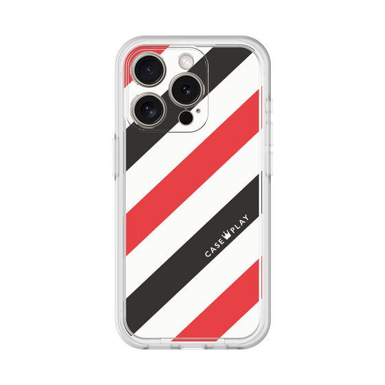 Premium Panel［ Big Stripe - Red × Black ］