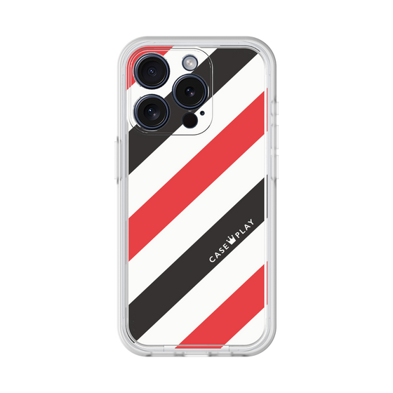 Premium Panel［ Big Stripe - Red × Black ］