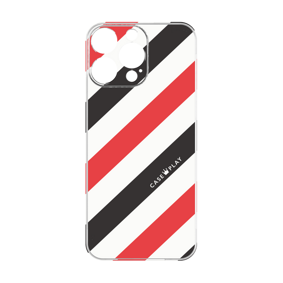 Premium Panel［ Big Stripe - Red × Black ］