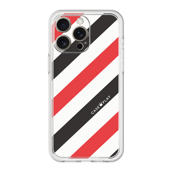 Premium Panel［ Big Stripe - Red × Black ］