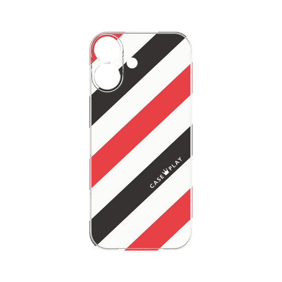 Premium Panel［ Big Stripe - Red × Black ］