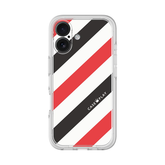 Premium Panel［ Big Stripe - Red × Black ］