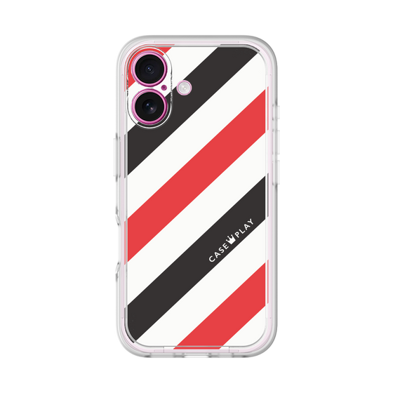 Premium Panel［ Big Stripe - Red × Black ］