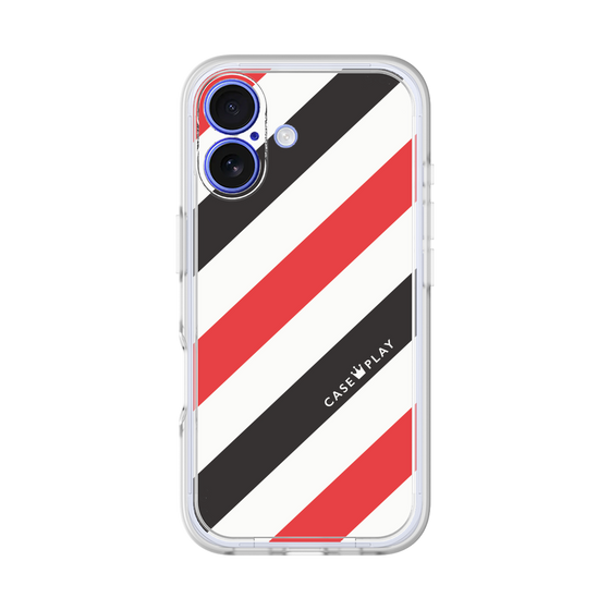 Premium Panel［ Big Stripe - Red × Black ］