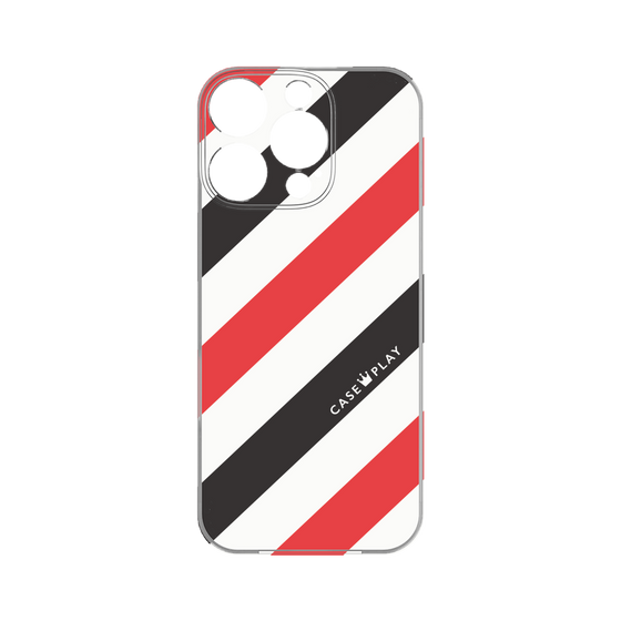Premium Panel［ Big Stripe - Red × Black ］
