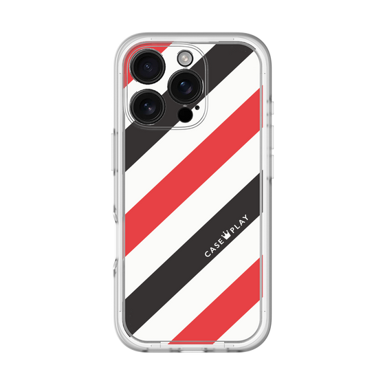 Premium Panel［ Big Stripe - Red × Black ］