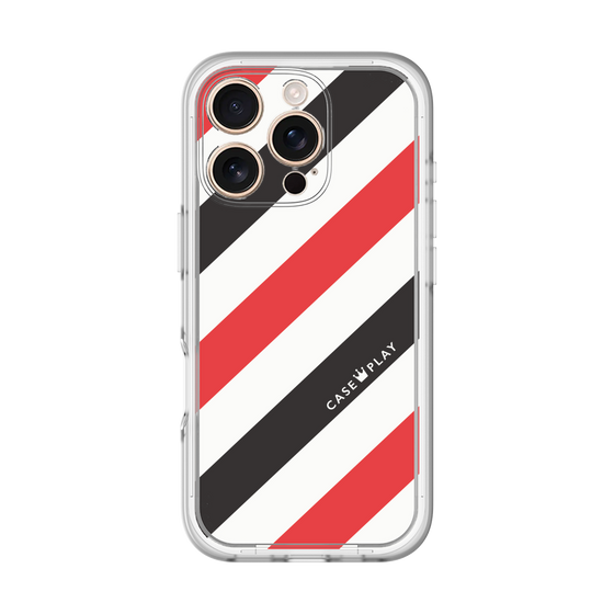 Premium Panel［ Big Stripe - Red × Black ］