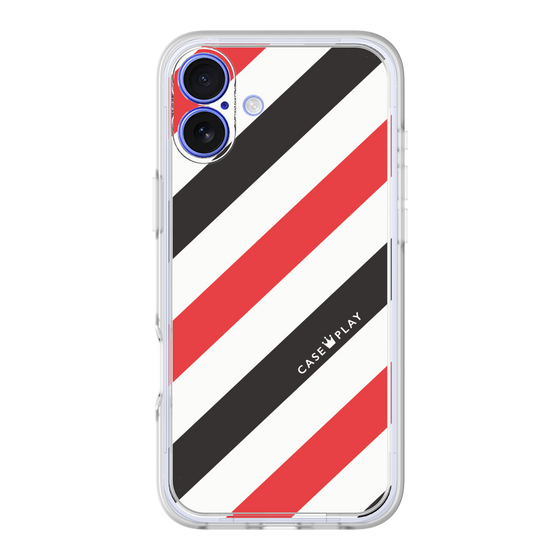 Premium Panel［ Big Stripe - Red × Black ］