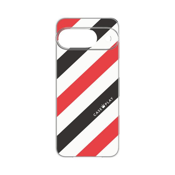 Premium Panel［ Big Stripe - Red × Black ］