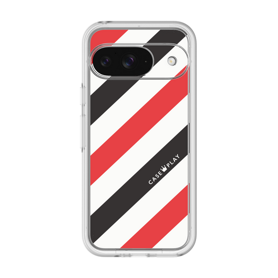 Premium Panel［ Big Stripe - Red × Black ］