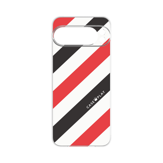 Premium Panel［ Big Stripe - Red × Black ］