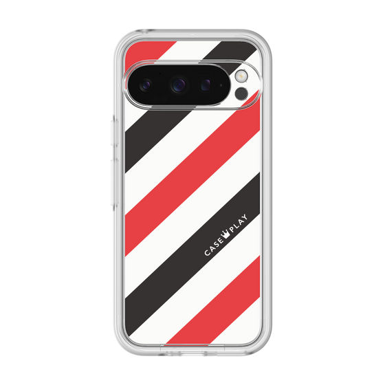 Premium Panel［ Big Stripe - Red × Black ］