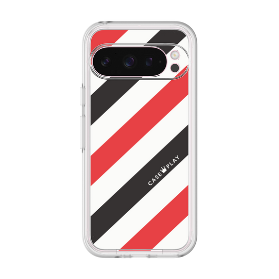Premium Panel［ Big Stripe - Red × Black ］