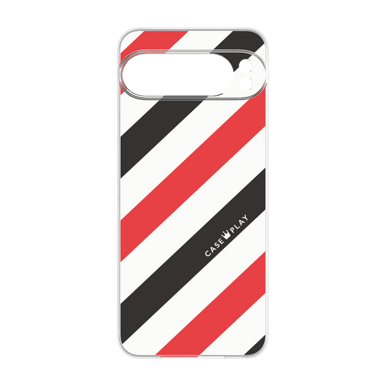 Premium Panel［ Big Stripe - Red × Black ］