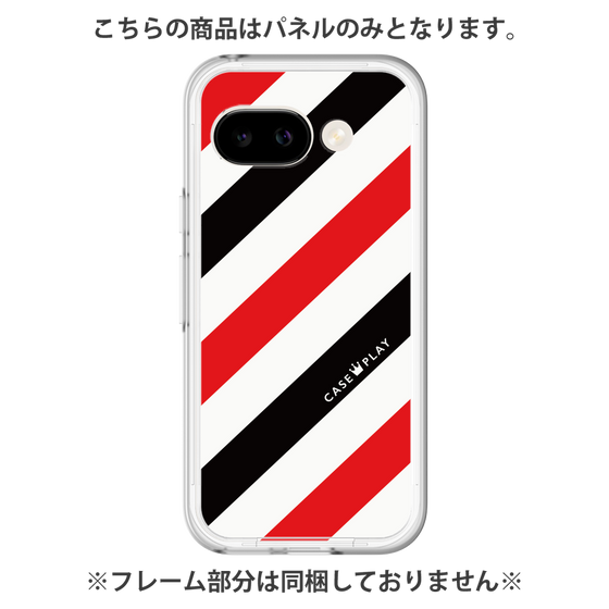 Premium Panel［ Big Stripe - Red × Black ］