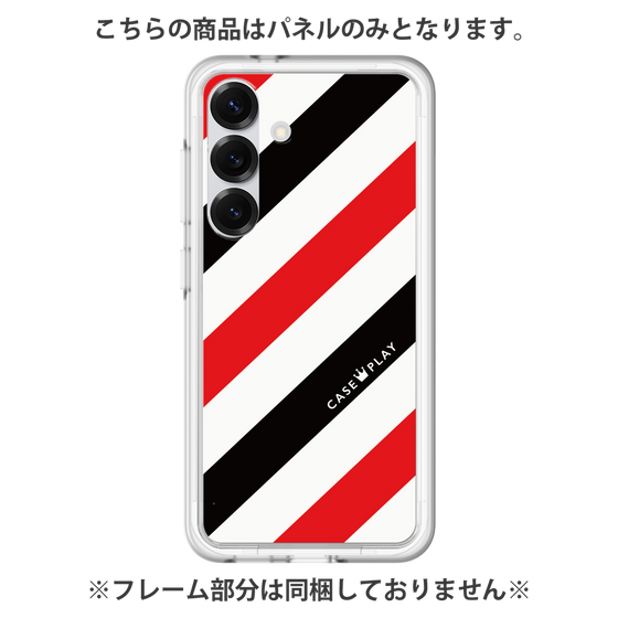 Premium Panel［ Big Stripe - Red × Black ］