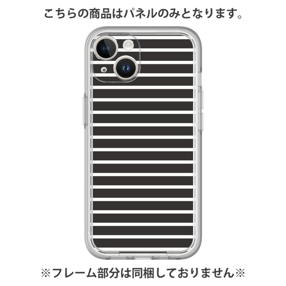 Premium Panel［ Middle Border - Black ］