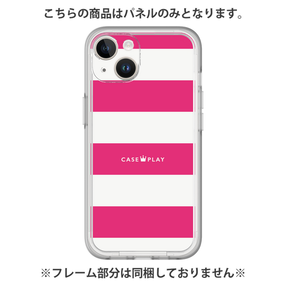 Premium Panel［ Big Border - Pink ］