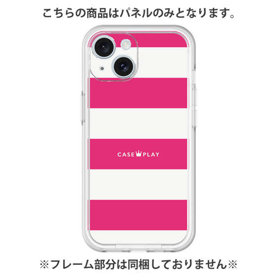 Premium Panel［ Big Border - Pink ］
