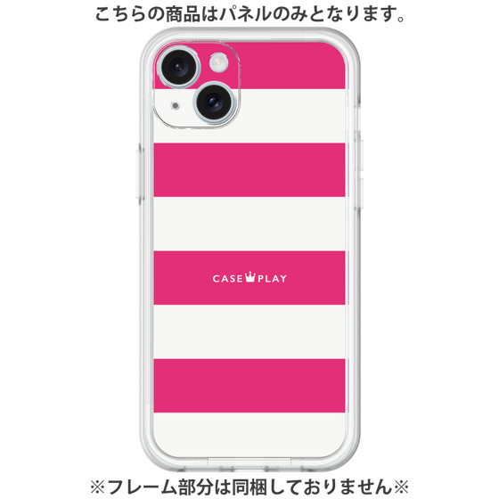 Premium Panel［ Big Border - Pink ］